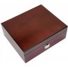Humidor trabucuri Angelo Mahogany cum pastrez tigarile de foi