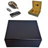 Set umidor si accesorii Angelo Rivero Black 25 cutie pastrare