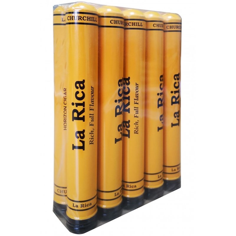 Trabucuri La Rica Natural Connecticut Churchill Tubos Bundle 40