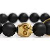 Bratara Punch Les Fines Lames Oscuro Gold Skull I