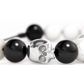 Bratara Punch Les Fines Lames Claro Skull