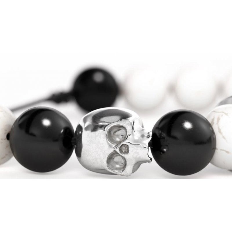 Bratara Punch Les Fines Lames Claro Skull