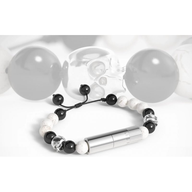 Bratara Punch Les Fines Lames Claro Skull