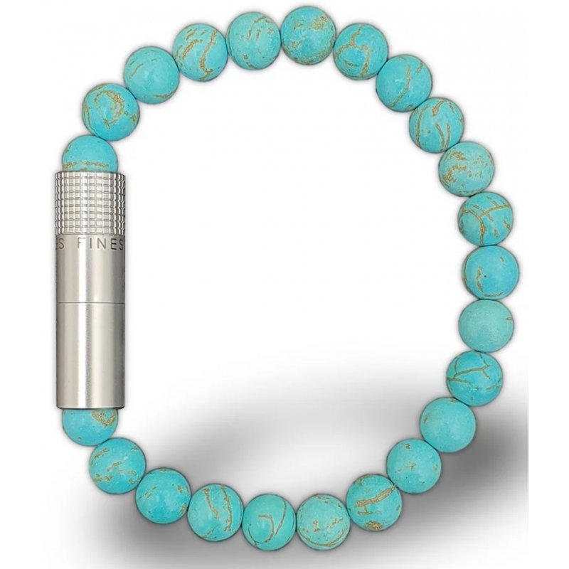 Bratara Punch Les Fines Lames Solo Steel Turquoise (M)