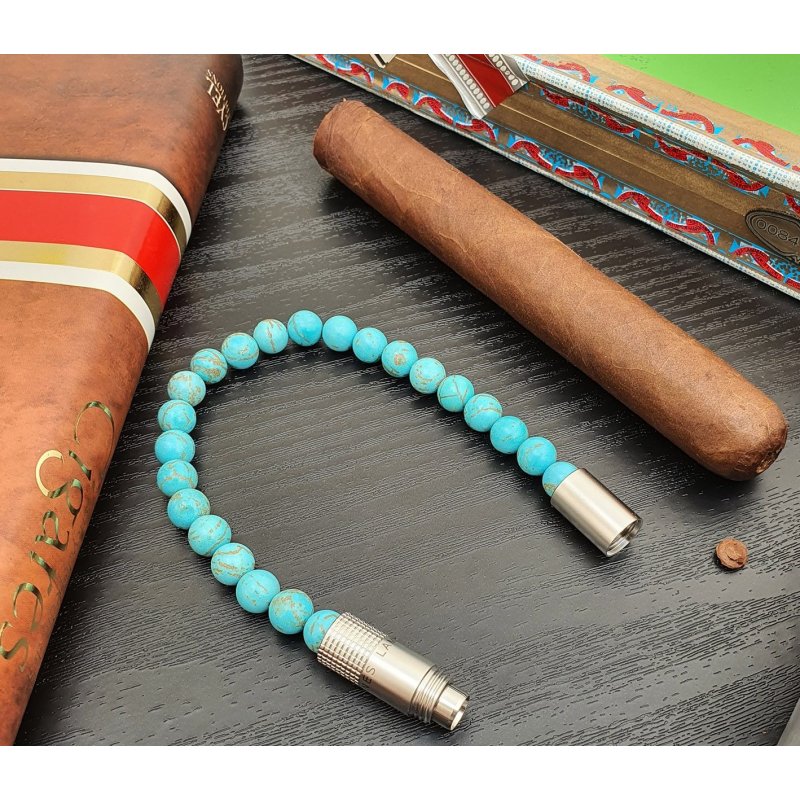 Bratara Punch Les Fines Lames Solo Steel Turquoise (M)