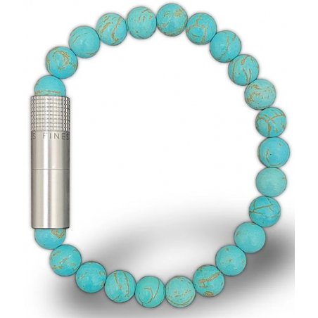 Bratara Punch Les Fines Lames Solo Steel Turquoise (L)