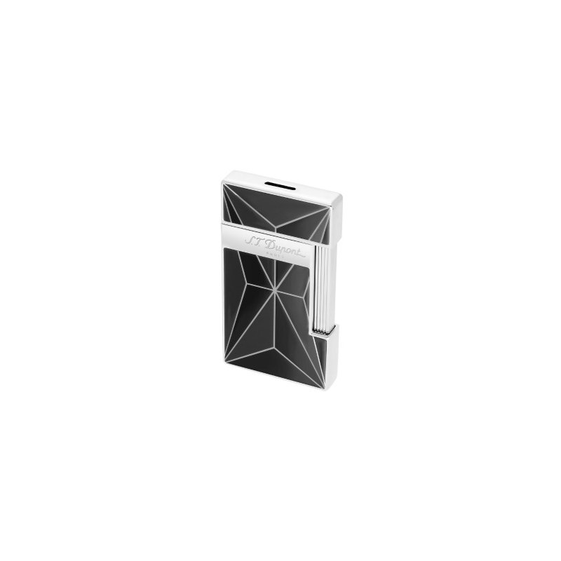 Bricheta S.T. Dupont Slimmy Black And Chrome D028070