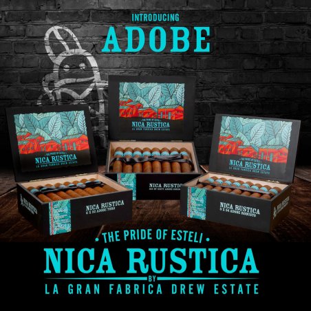 Trabucuri Drew Estate Nica Rustica Adobe Toro (25)