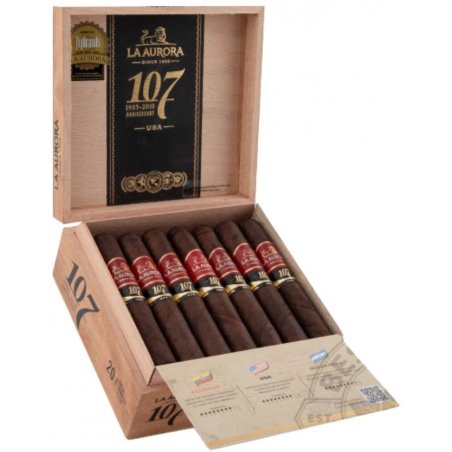 Trabucuri La Aurora 107 Maduro Robusto (20)