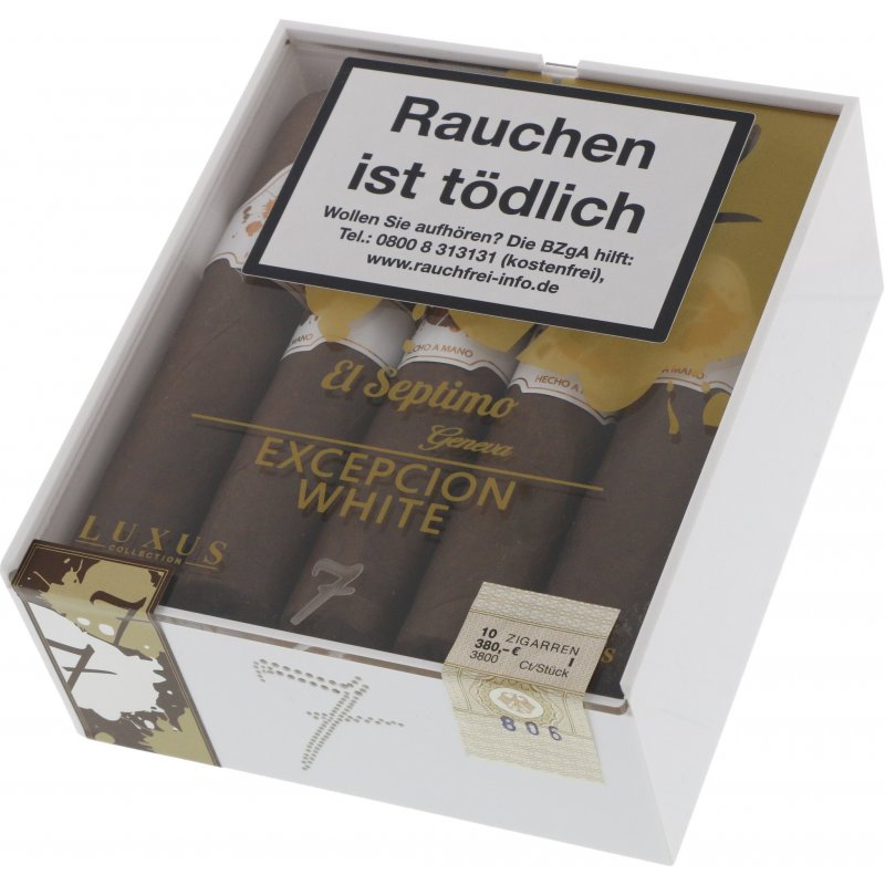 Trabucuri El Septimo The Luxus Collection Excepcion White 10