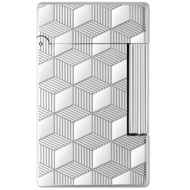 Bricheta S.T. Dupont Initial Cube Silver 020840