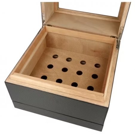 Humidor trabucuri Premium Carbon 562339