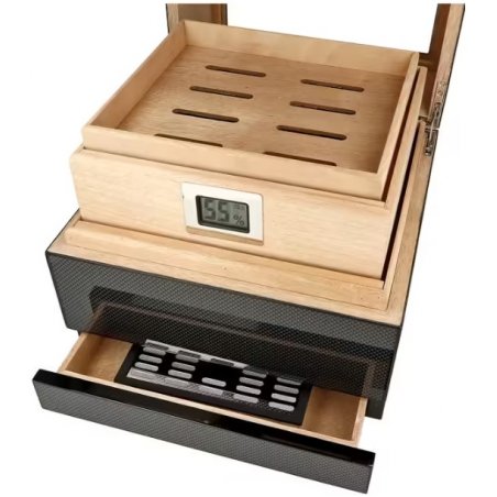 Humidor trabucuri Premium Carbon 562339