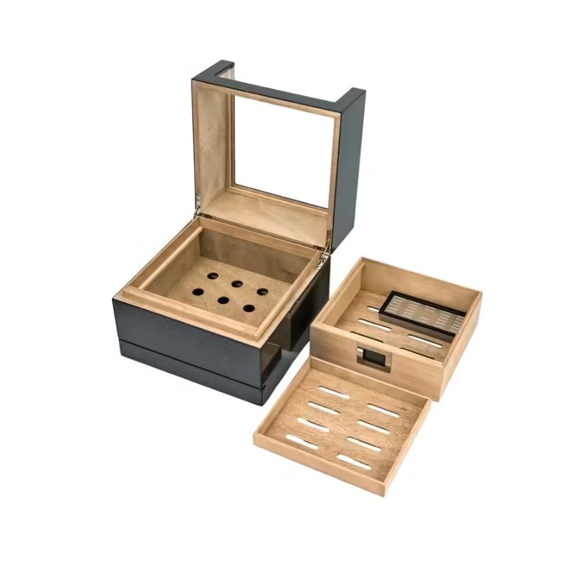 Humidor trabucuri Premium Carbon 562339