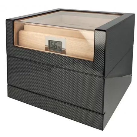 Humidor trabucuri Premium Carbon 562339