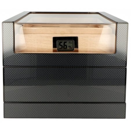 Humidor trabucuri Premium Carbon 562339