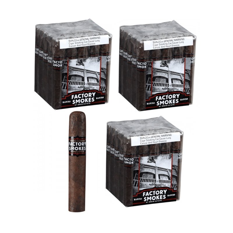 Trabucuri Drew Estate Factory Smokes Maduro Robusto (75)