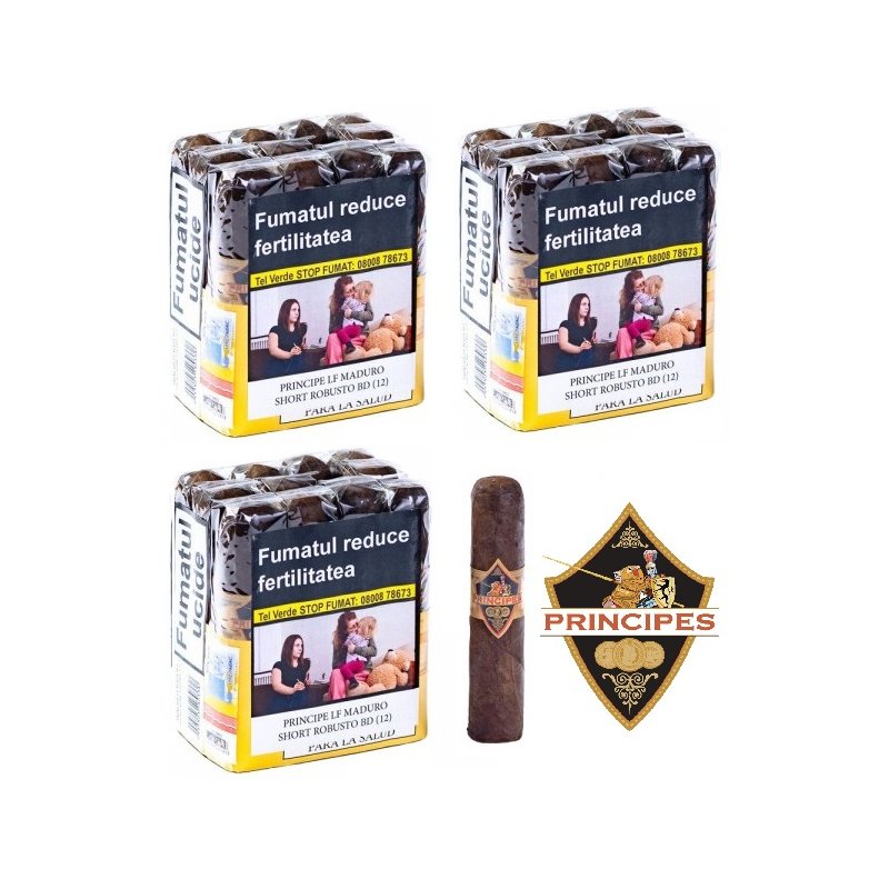 Trabucuri La Aurora Principe LF Maduro Sumo Short Robusto BD (36)