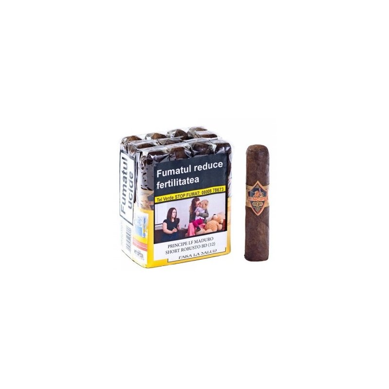 Oferta Trabucuri La Aurora Principe LF Maduro Sumo Short Robusto BD (36)