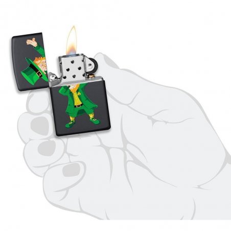 Bricheta Zippo Dabbing Leprechaun Design 49124