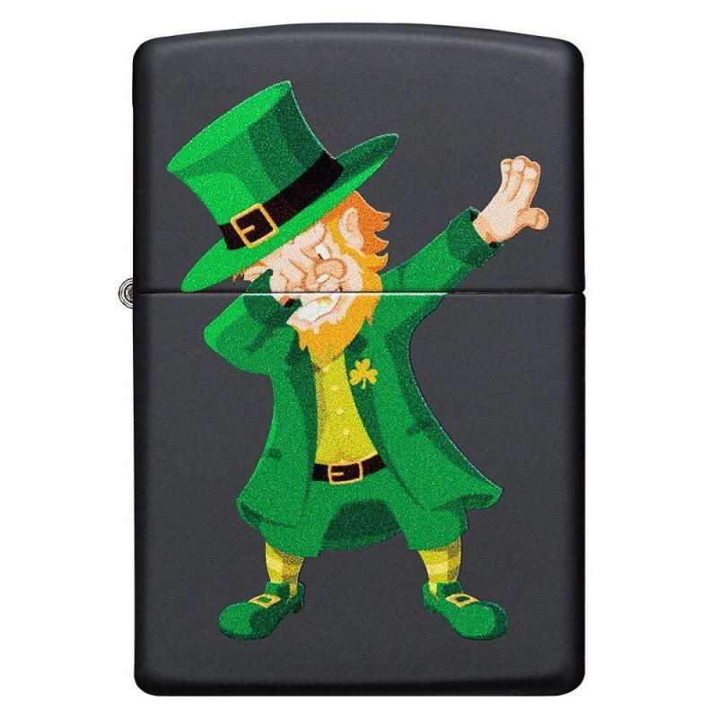 Bricheta Zippo Dabbing Leprechaun Design 49124