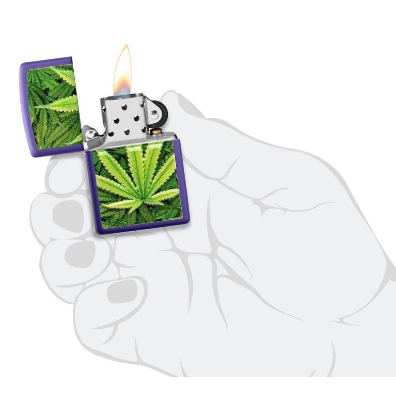 Bricheta Zippo Cannabis Design Logo 49790