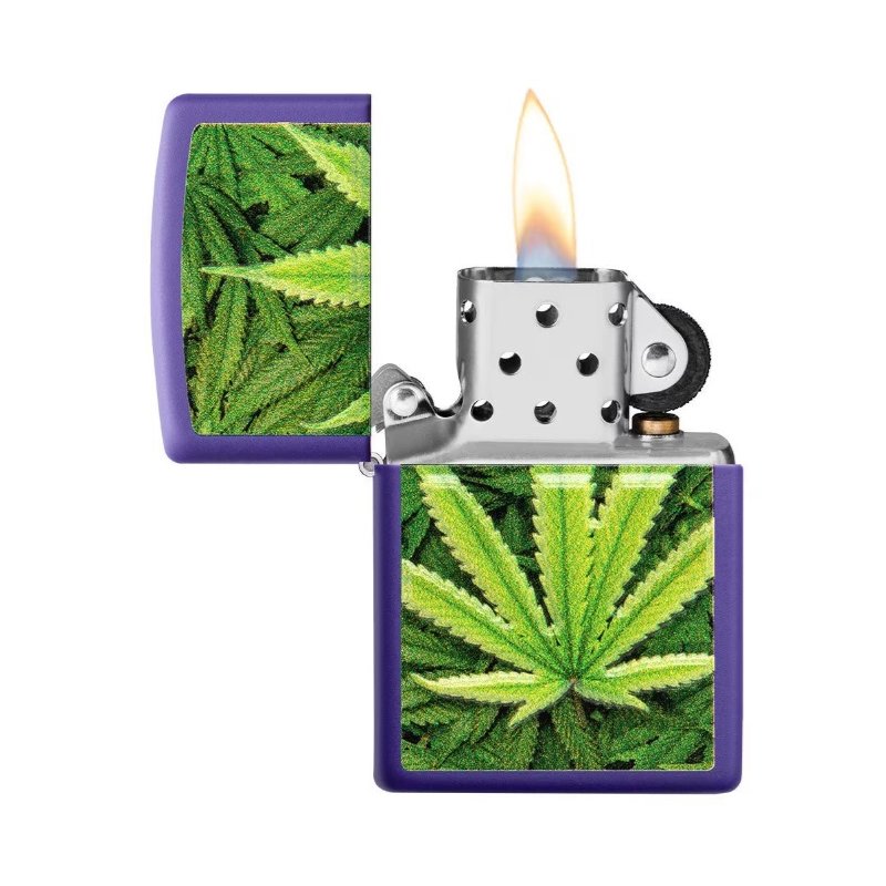 Bricheta Zippo Cannabis Design Logo 49790