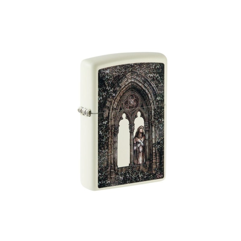 Bricheta Zippo 49836 Victoria Frances Gothic Lady Glow in the Dark