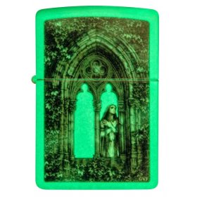 Bricheta Zippo 49836 Victoria Frances Gothic Lady Glow in the Dark