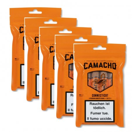Trabucuri Camacho Connecticut Robusto Fresh Pack 5x4 (20)