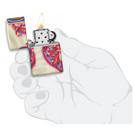 Brichetă Zippo 49435 Trippy Psychedelic Wizard cel mai bun pret