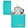 Bricheta Zippo 49454ZL Flat Turqoise Zippo Logo Reduceri