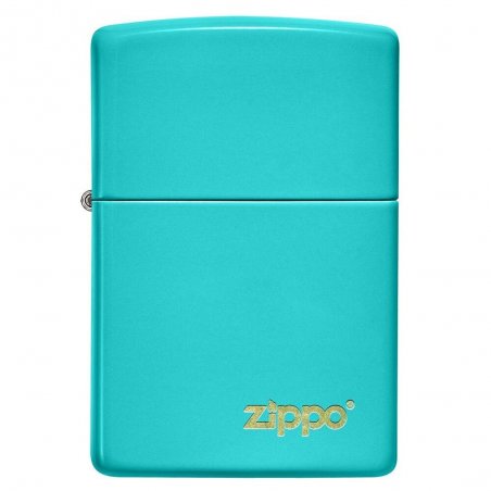 Bricheta Zippo 49454ZL Flat Turqoise Zippo Logo