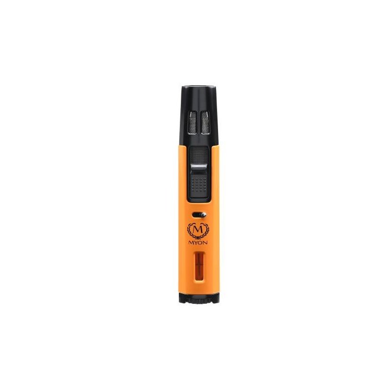 Brichetă electronică Myon Cross 2-Jet Flame Galben