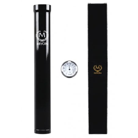 Etui trabucuri metalic Myon Black 1800070