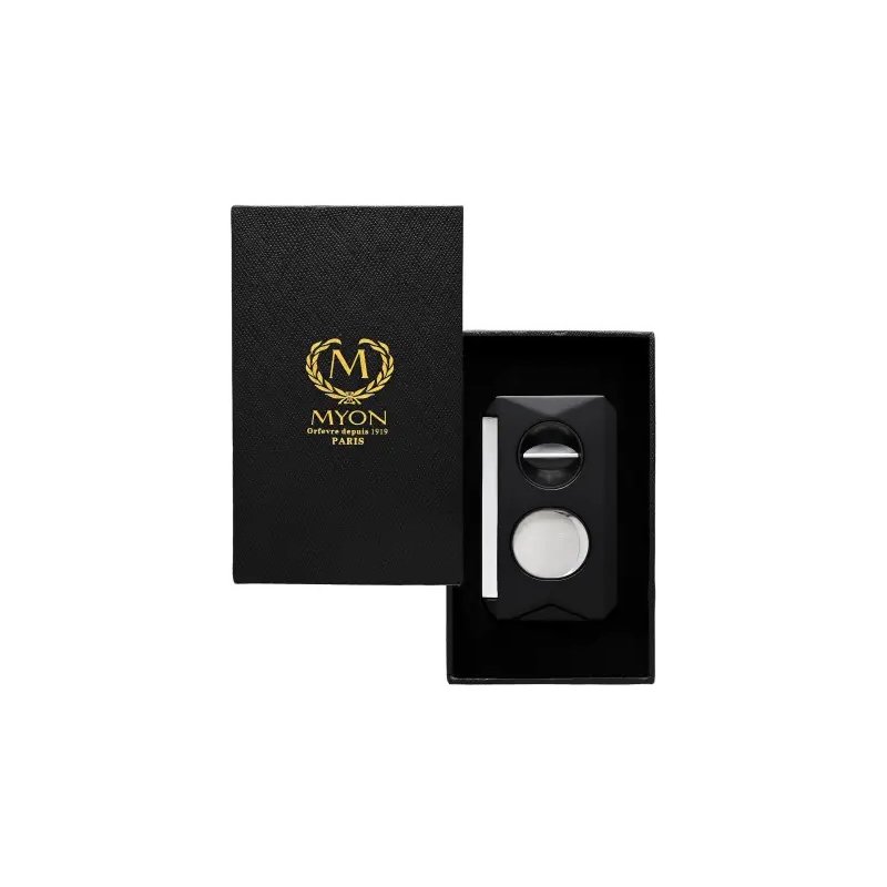 Etui Myon Black 3 trabucuri si Cutit 1880100
