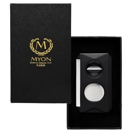 Etui Myon Black 3 trabucuri si Cutit 1880100