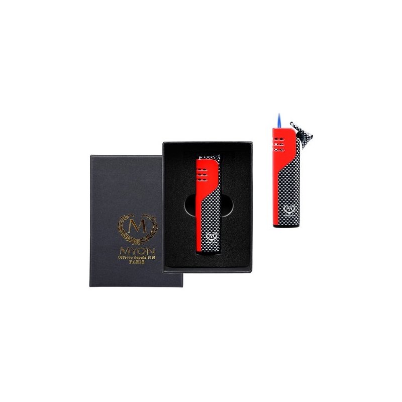 Bricheta Myon Jet Lighter Refillabe Red 1800203