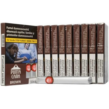 Tigari de foi Punta Cana Brown Ciocolata (50)