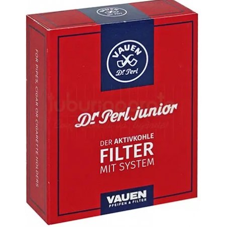 Filtre Pipa Vauen Dr. Perl Junior 9 mm Carbon (40)
