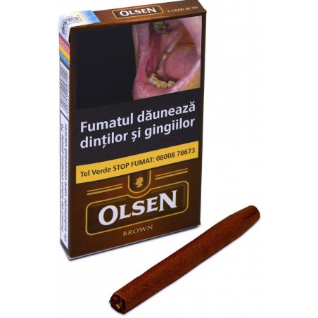 Tigari de foi Olsen Cigarillos Brown (50)
