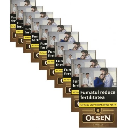 Tigari de foi Olsen Cigarillos Bronze (50)