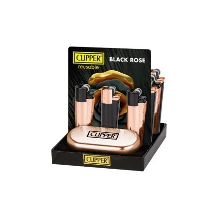 Bricheta Clipper Metalica Black Rose