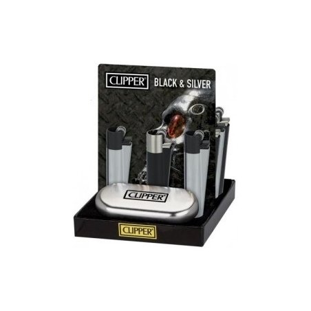 Bricheta Clipper Metalica Black & Silver