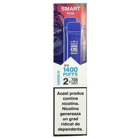 Set rezerve Aroma King 2 x Smart POD - Blueberry Ice 20mg