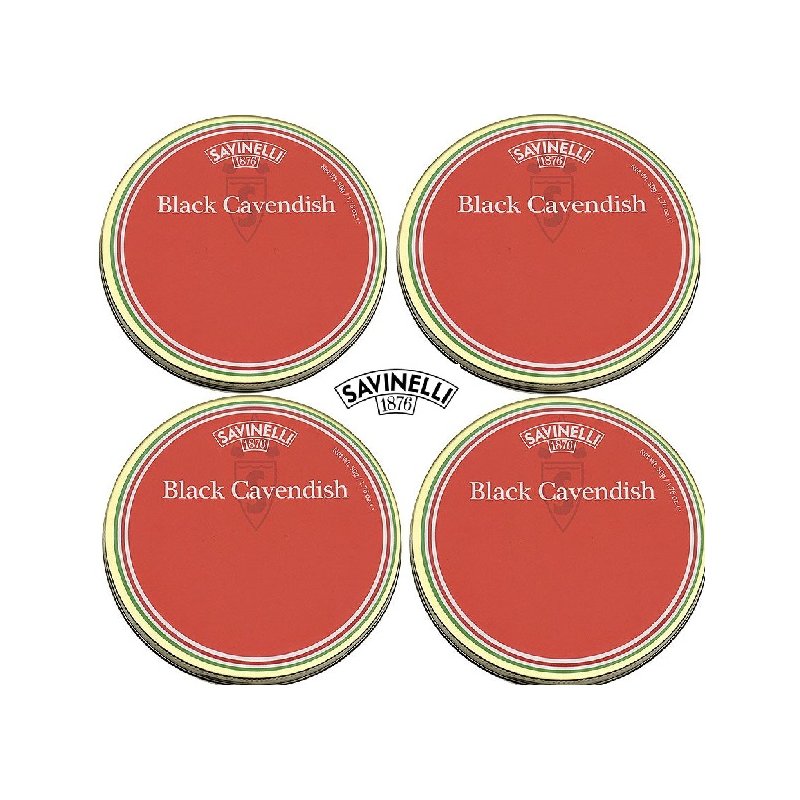 Tutun de pipa Savinelli BLACK Cavendish 4 Cutii