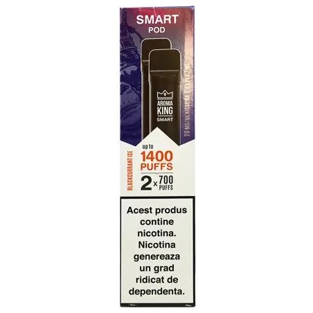 Set rezerve Aroma KING 2 x Smart POD Blackcurrant Ice 20 mg