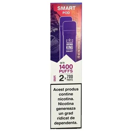 Set rezerve Aroma KING 2 x Smart POD Grape 20 mg