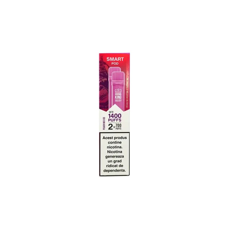 Set rezerve Aroma KING 2 x Smart POD Peach Mix Ice 20 mg