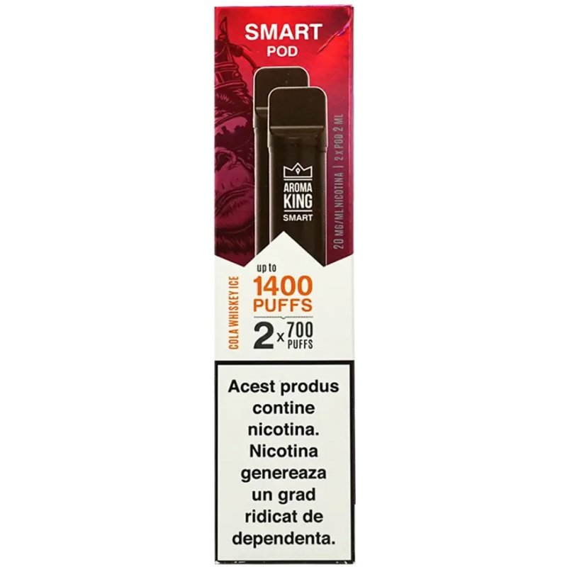 Set rezerve Aroma KING 2 x Smart POD Cola Whiskey Ice 20 mg